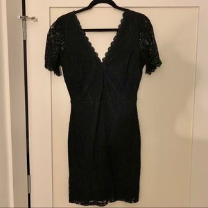 Black Lace Party Dress